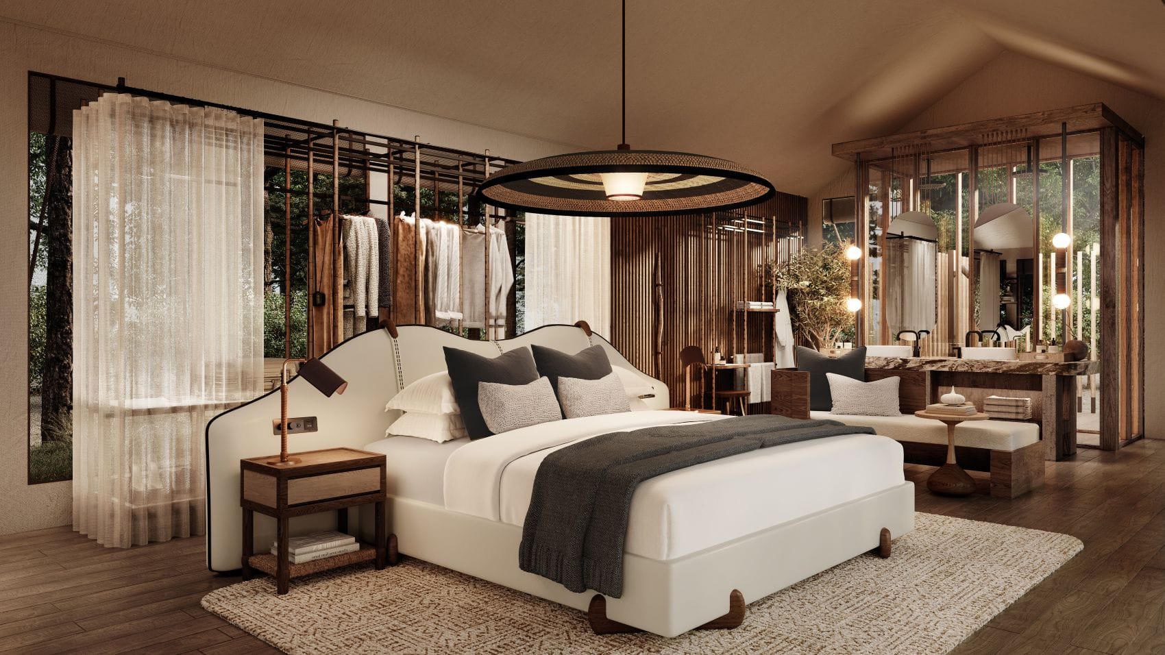 Suite im JW Marriott Mount Kenya Rhino Reserve Safari Camp im Solio Game Reserve 