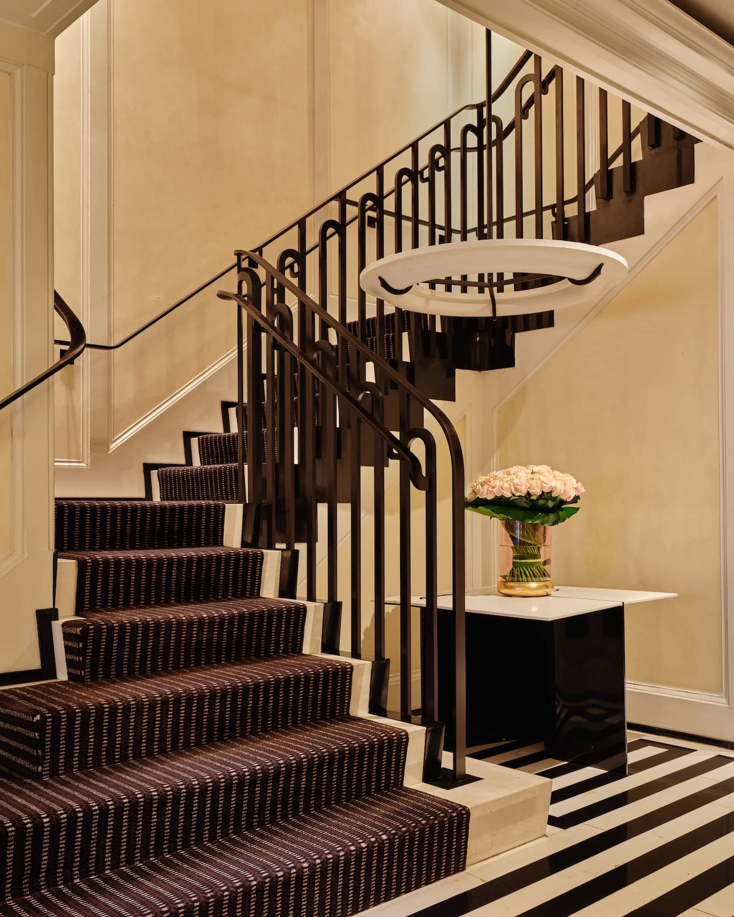 Treppenhaus im Hotel The Mark in New York