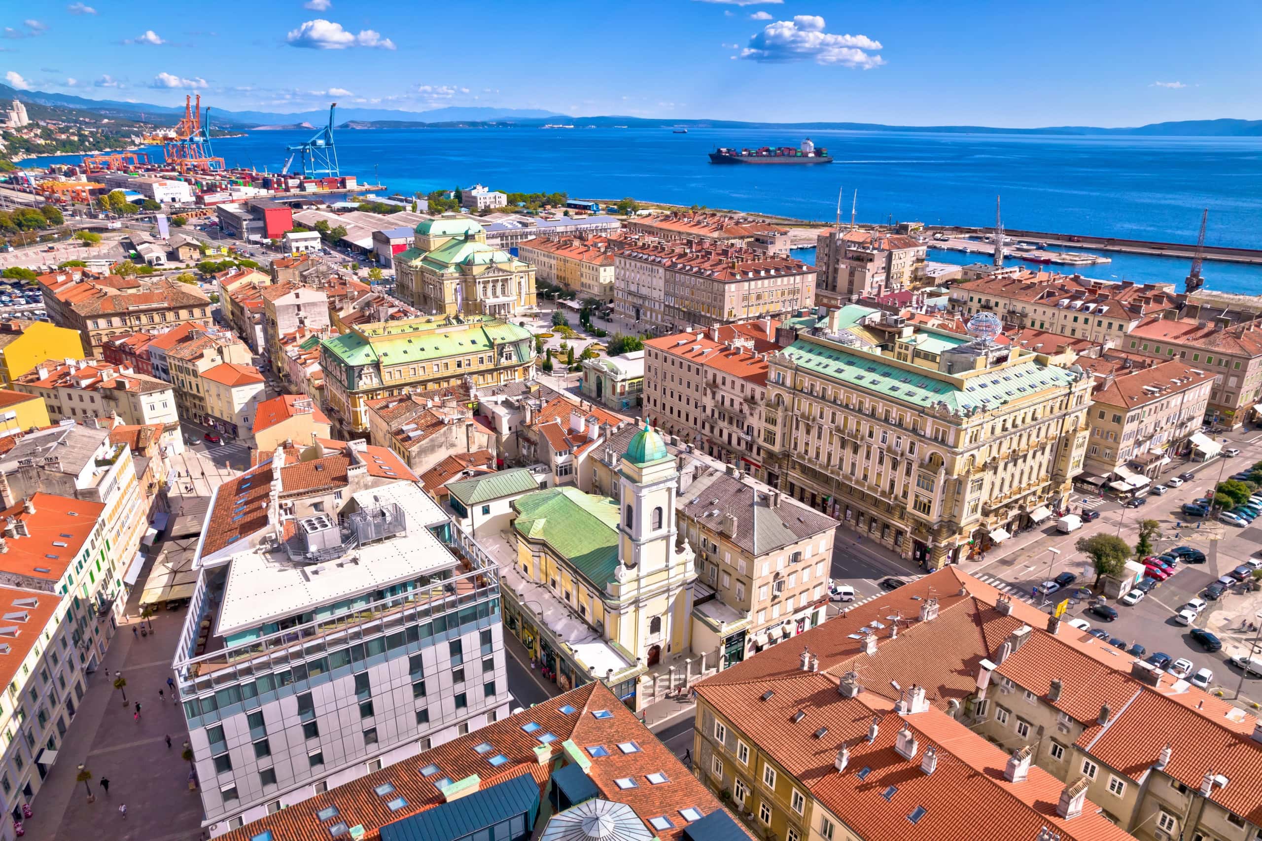 Rijeka in Kroatien.