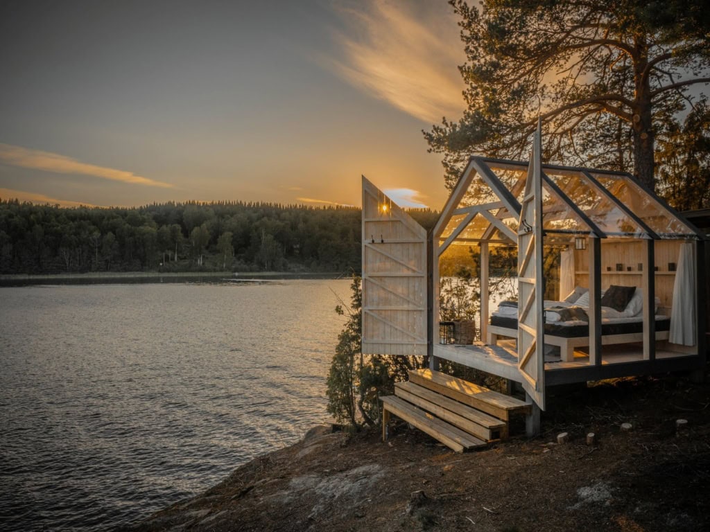 72 hour Cabin in Westschweden am See