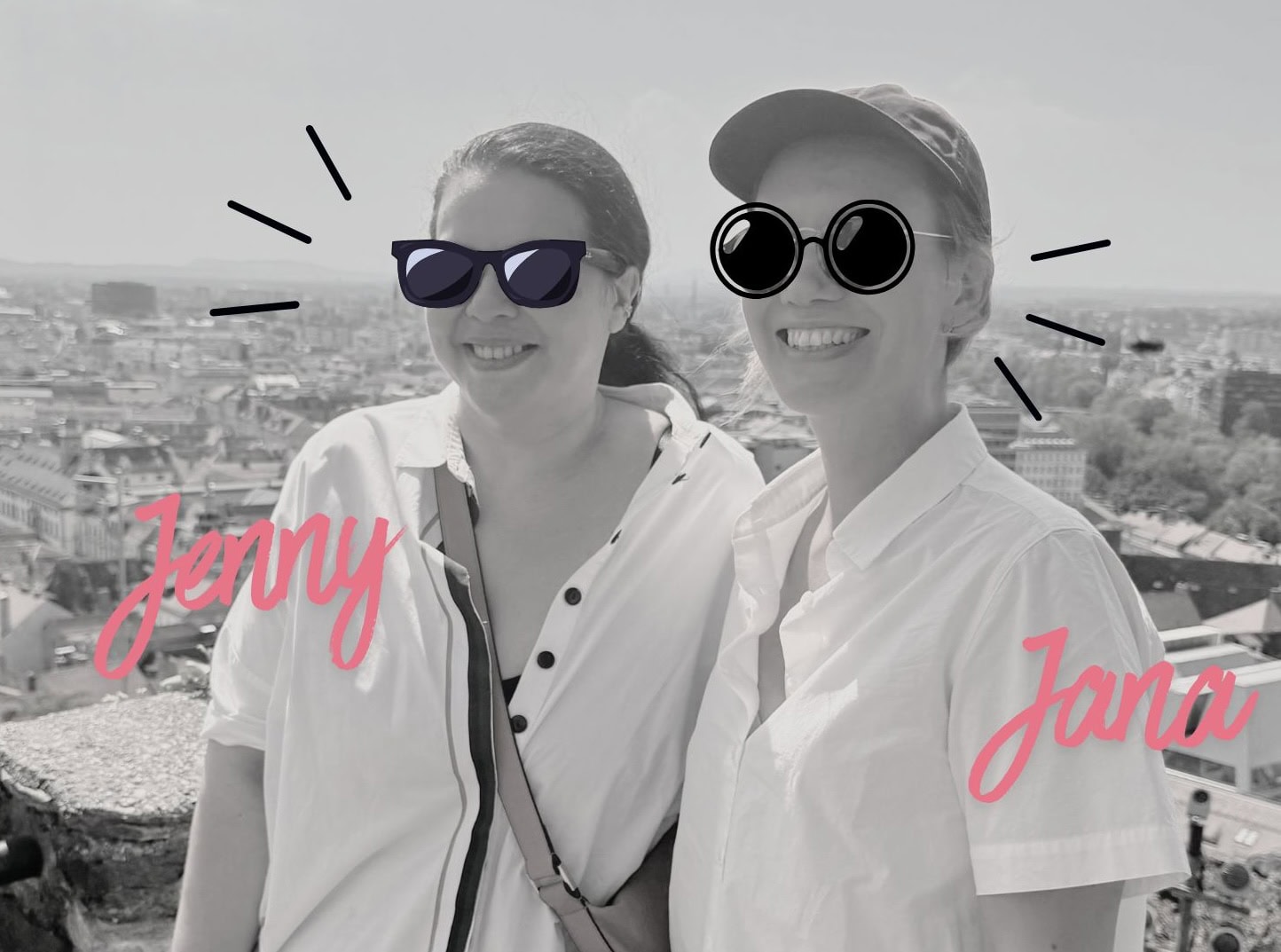 Jenny und Jana in Graz.