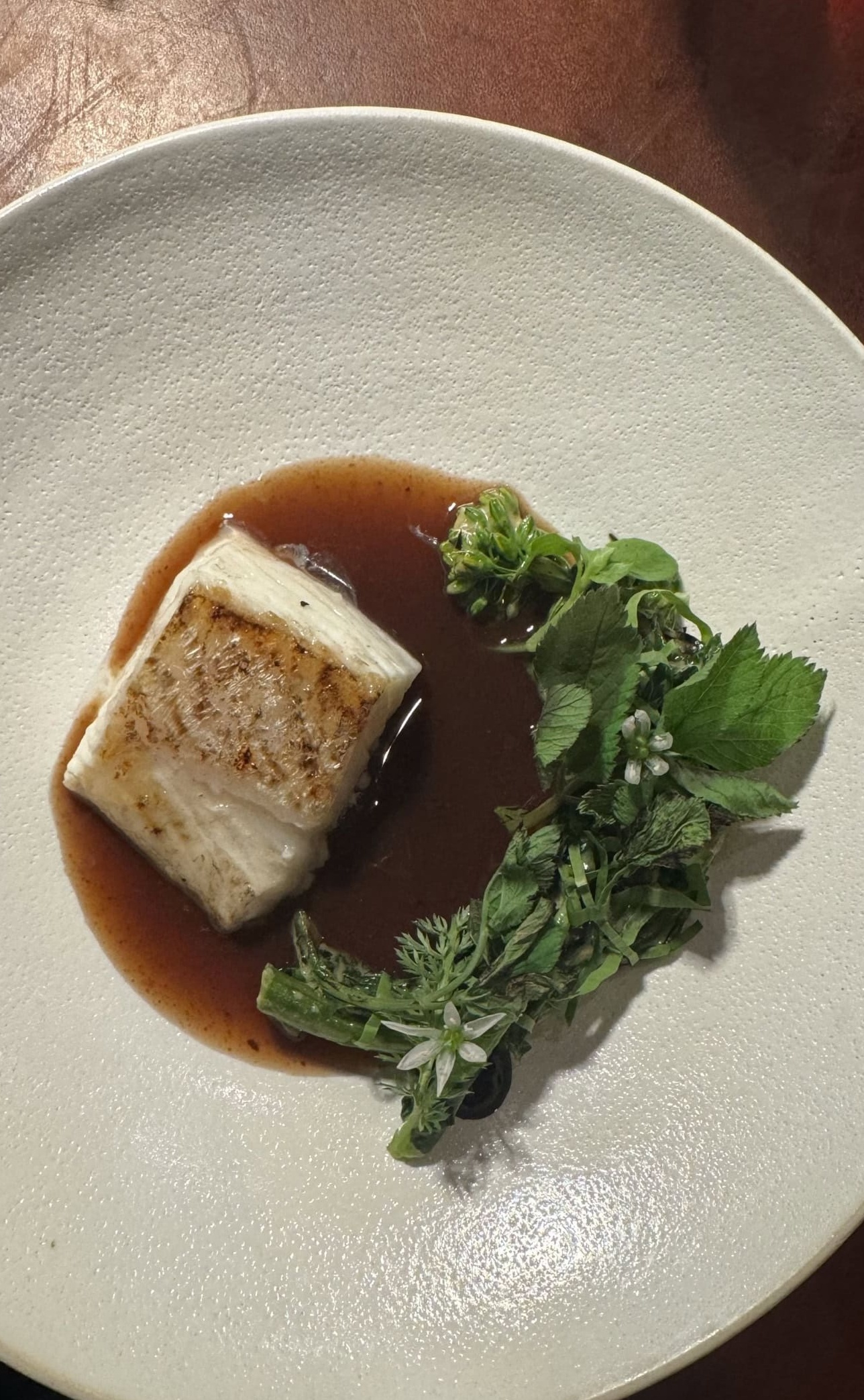 Heilbutt im Restaurant Koka in Göteborg.