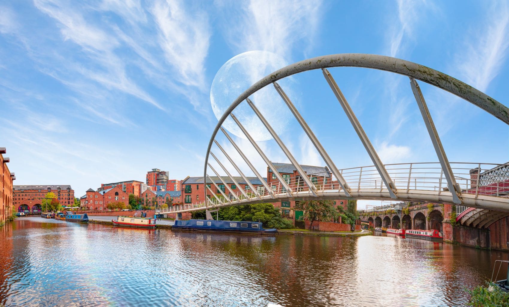 Kanal in Manchester Castlefield