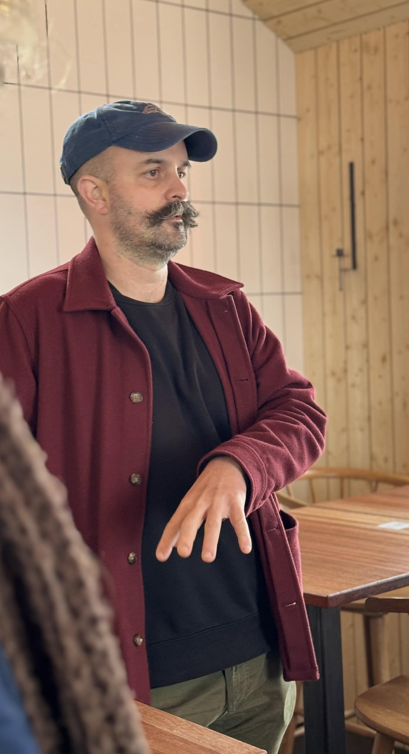 Måns Backlund in seinem Restaurant Tångbaren.