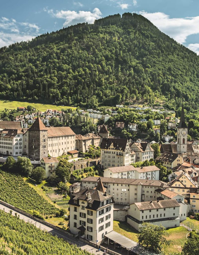 Altstadt von Chur, Schweiz.